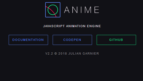anime.js 使得 CSS 和 SVG 动画变得更简单