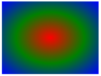 径向渐变 - 颜色结点均匀分布