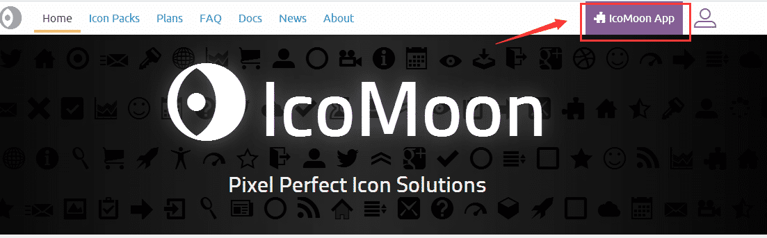 IcoMoon App 按钮