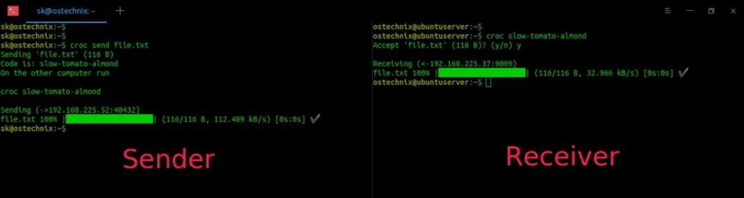 使用 Croc 在计算机之间传输文件和文件夹
