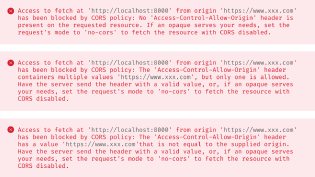 带你弄懂同源政策 (Same Origin Policy) 与跨网域 (CORS)