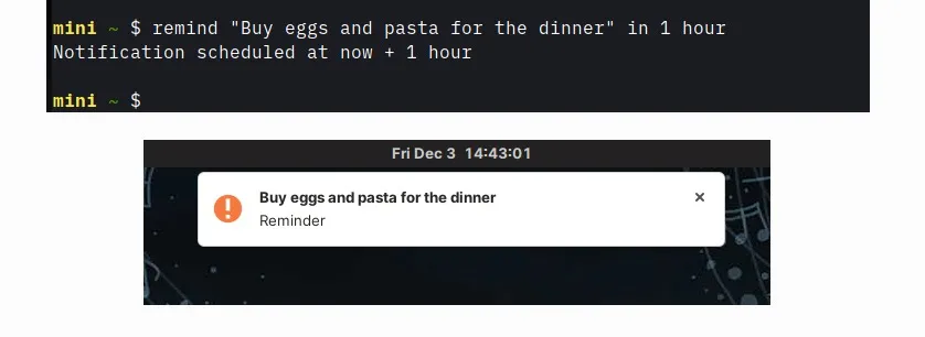 如何使用终端工具为你的电脑发送弹窗提醒