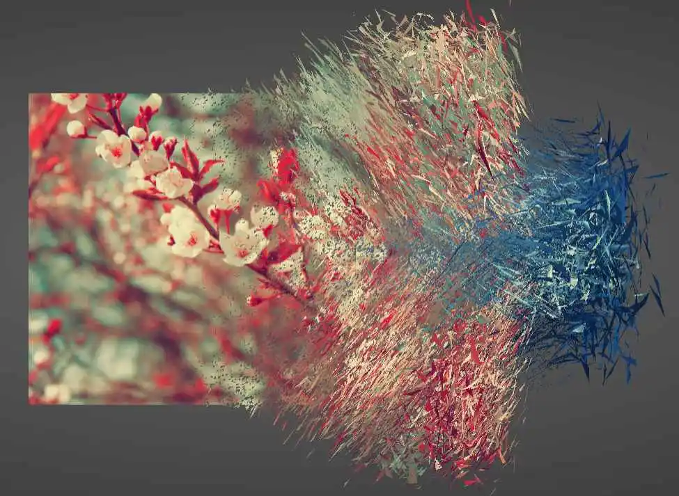 基于 Three.js 实现图片撕碎切换动画效果