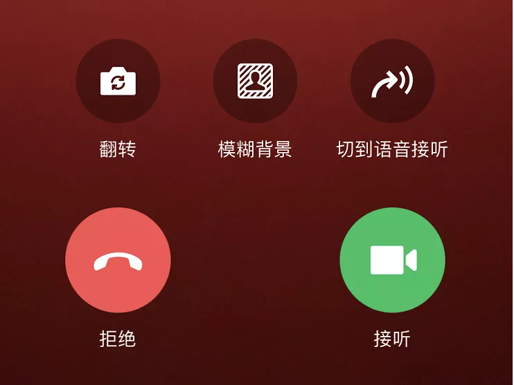 视频通话新增模糊背景