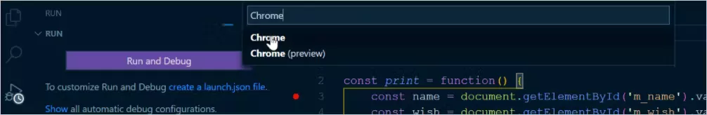 运行/调试 JavaScript 应用程序