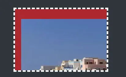 单位偏移图像从其容器