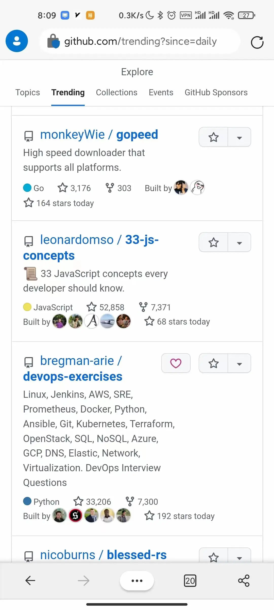 GitHub Trending
