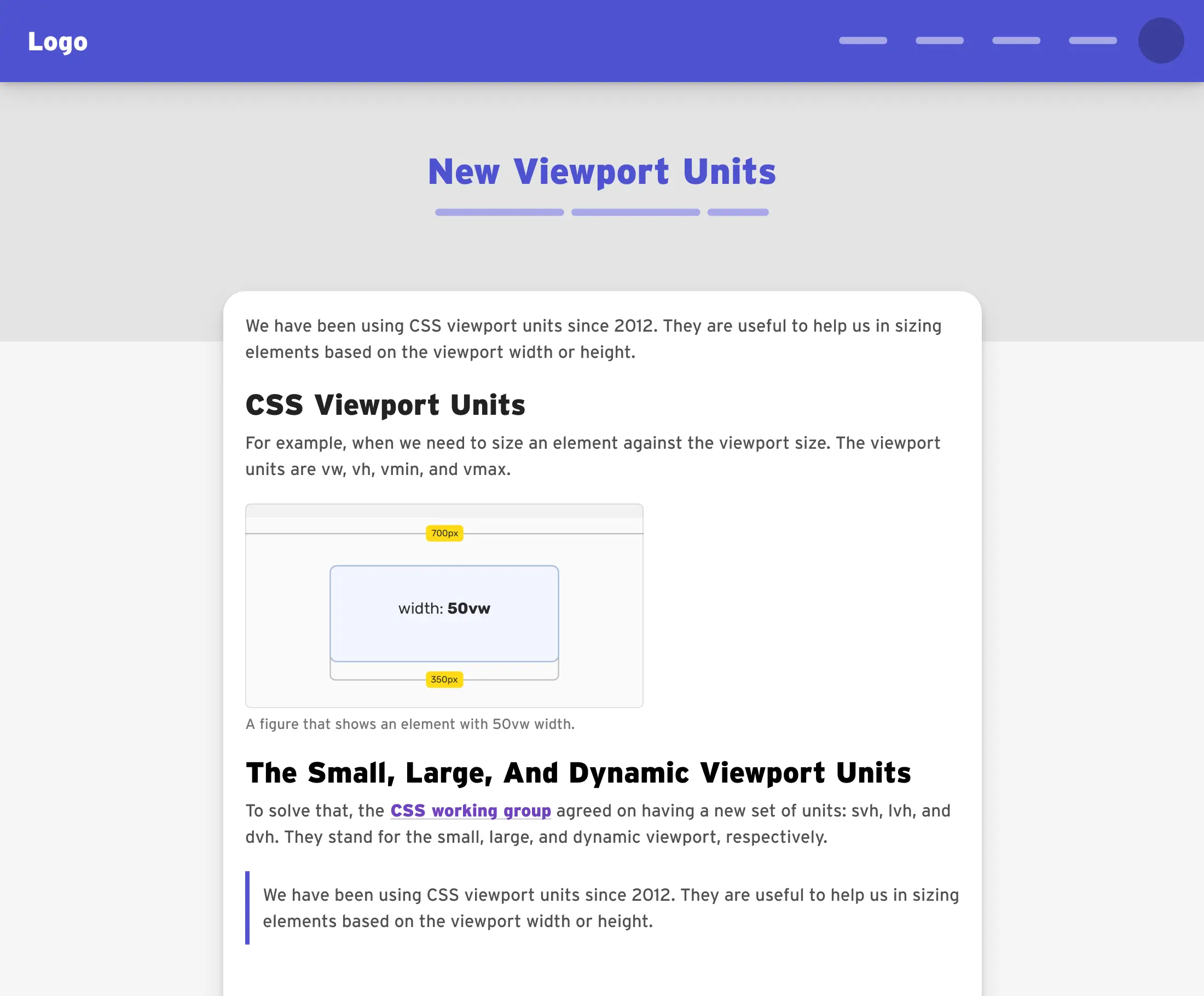 嵌套示例:Post Content