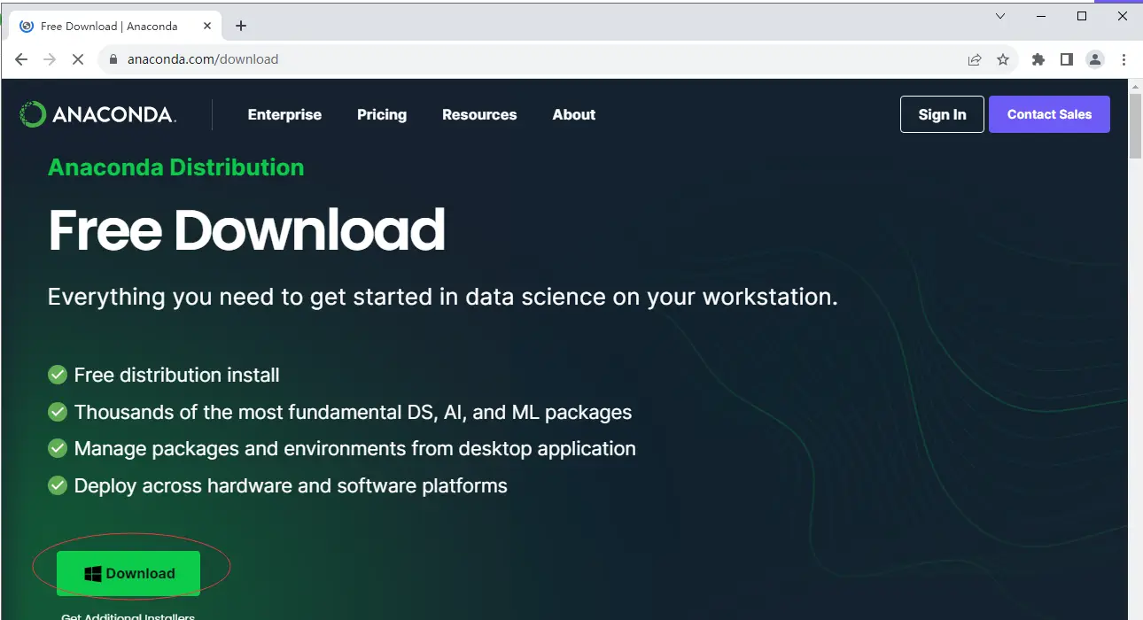 单击【Free Download】链接