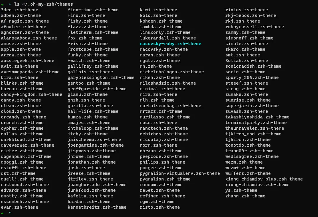 配置和优化 oh-my-zsh