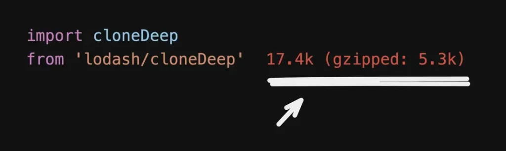 lodash 的 _.cloneDeep 方法