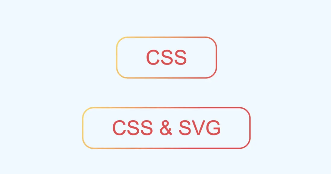 CSS 中 SVG 渐变边框的应用