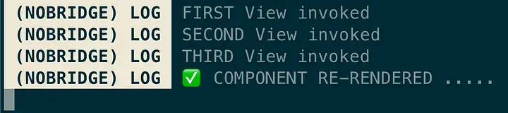 React Native V0.74 中启用新架构后的输出