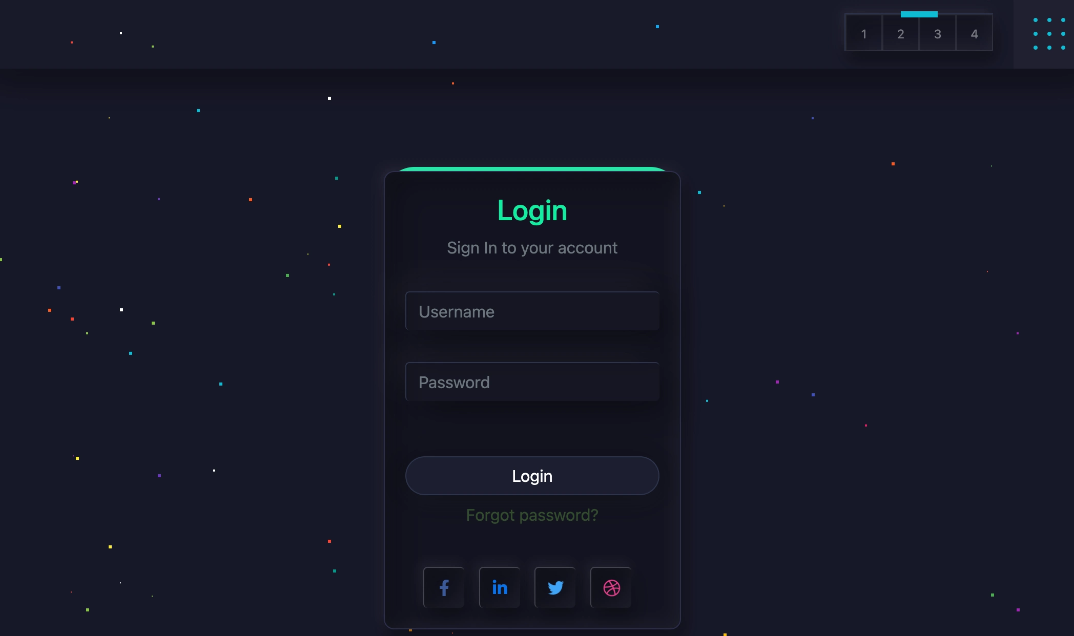 分享 15 个个人觉得超好看的登录页面