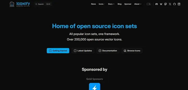Iconify:全网图标一站式获取