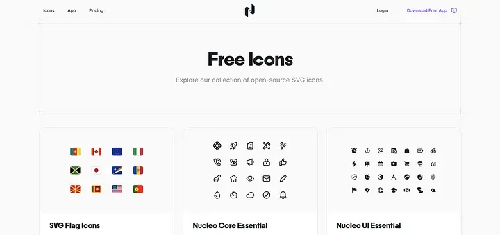 Nucleo:专业级图标库