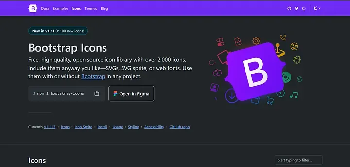 Bootstrap Icons:Bootstrap 生态必备