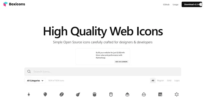 Boxicons:免费且新潮