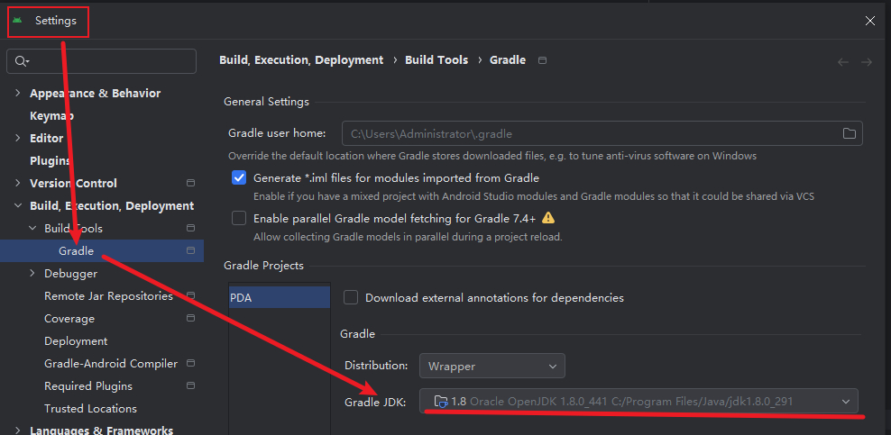 AS 项目的 settings 设置