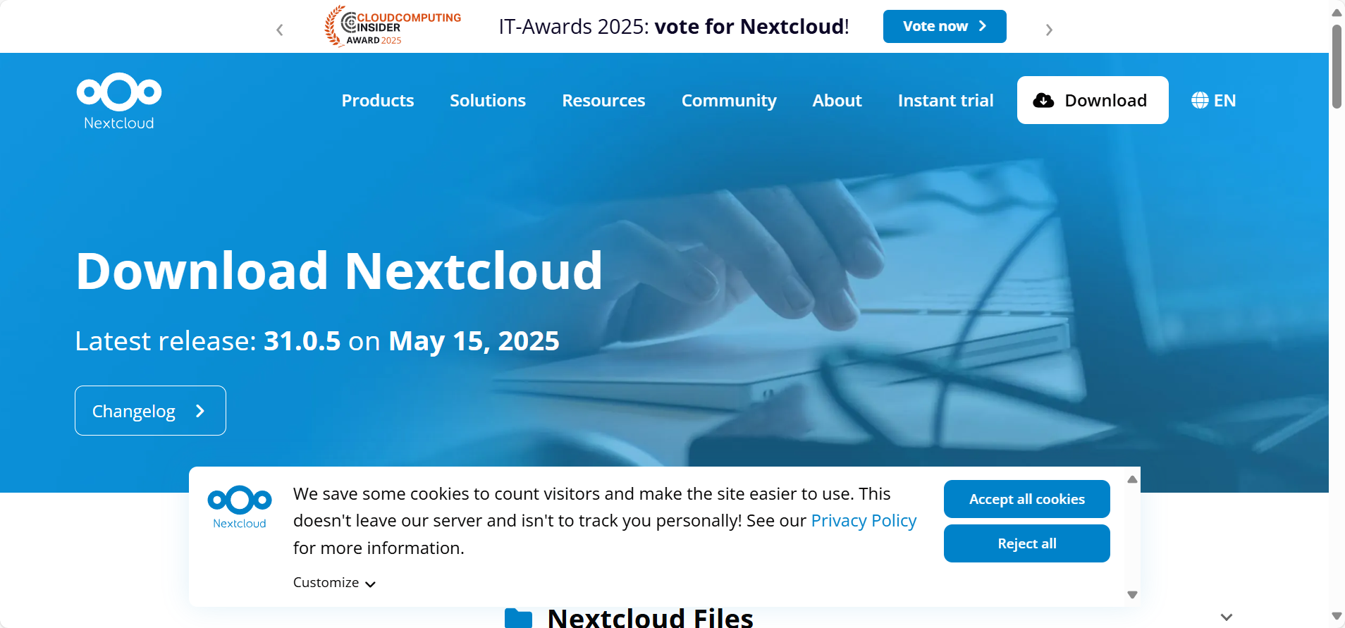 29.6k Star!一键部署私有网盘,再见某度!