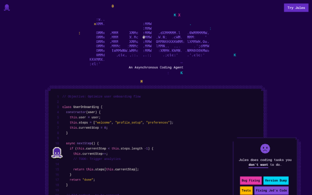 Jules AI异步编码代理