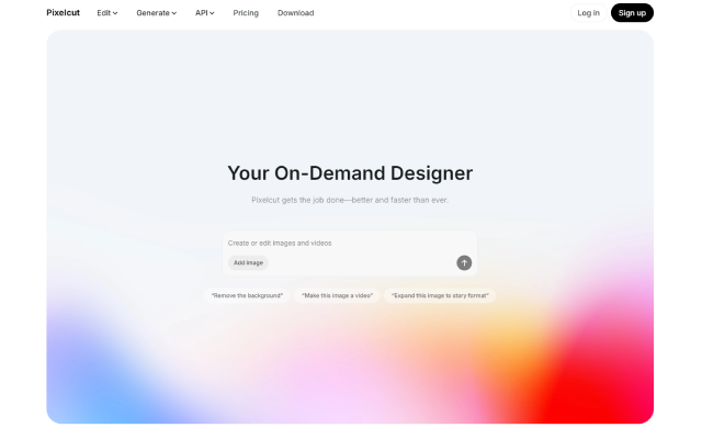 Pixelcut AI生成背景的工具