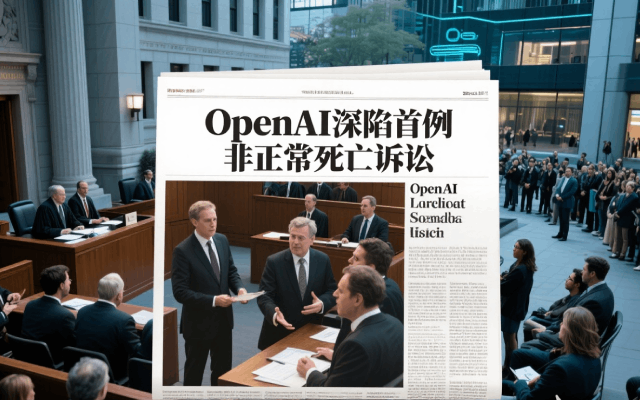 旧金山首起 AI 公司非正常死亡诉讼：ChatGPT 被指助力青少年自杀引热议
