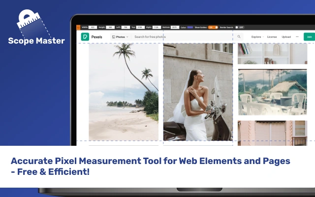 谷歌浏览器插件 Measuremate 测量网页元素之间距离