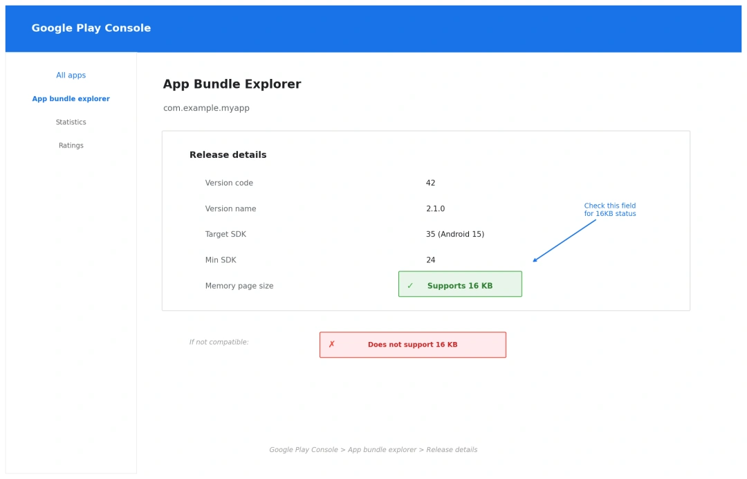 查看 Google Play Console
