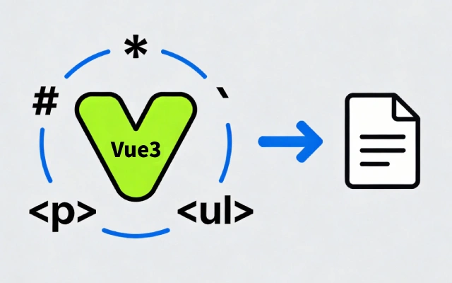 如何用Vue3实现Markdown转HTML导出？兼容微信的完整代码示例
