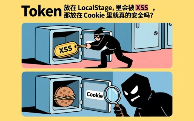 Token 放在 LocalStorage 里会被 XSS，那放在 Cookie 里就真的安全吗？
