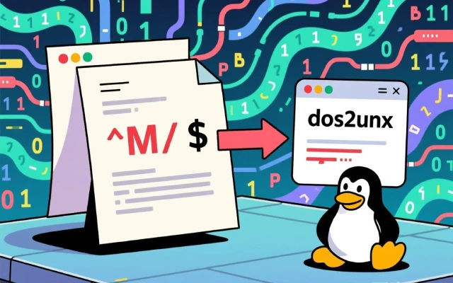 Linux dos2unix 命令解决跨系统换行符问题，文本文件乱码、格式错误问题
