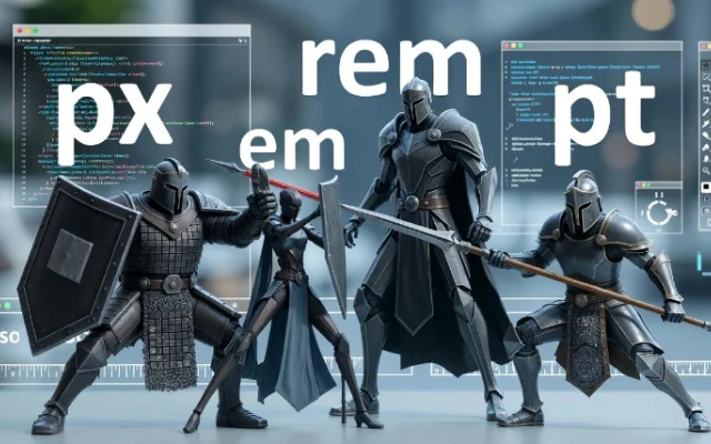 2026 最新实践指南：CSS 单位px、em、rem、pt 到底该怎么选？