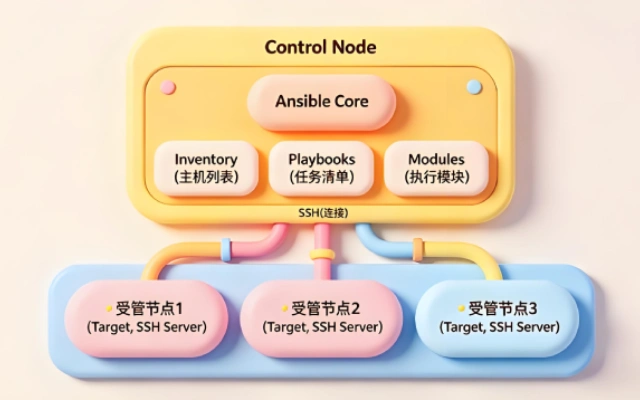 自动化运维 Ansible：不需要 Agent，SSH 批量部署