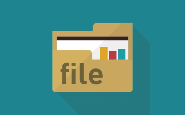 文件的扁平化设计图标