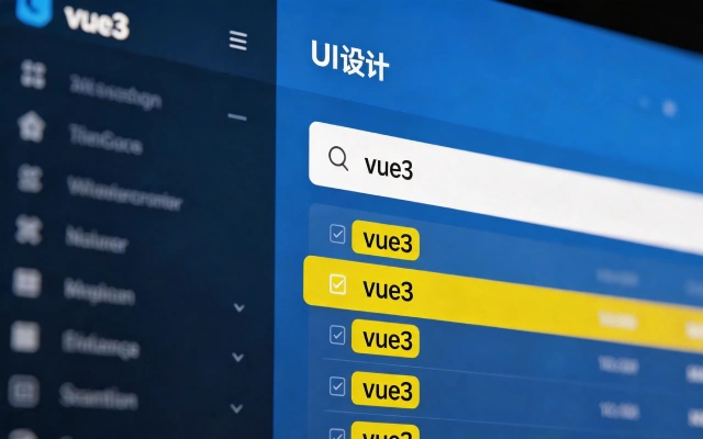 Vue3 搜索关键词高亮组件｜零依赖可复用，防 XSS + 多关键词兼容，纯原生封装，新手复制即用（适配全场景）