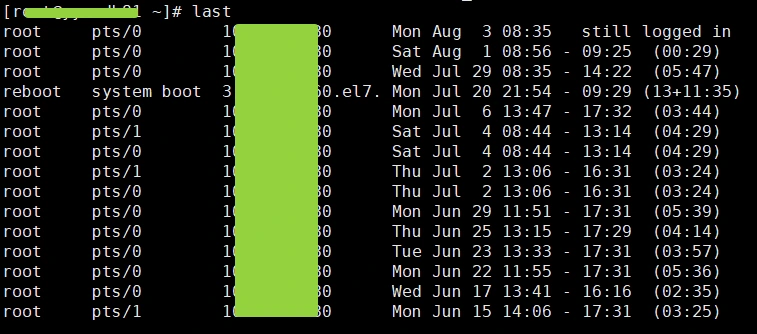 Linux 登录审计五件套:last、lastb、lastlog、who、w 命令与 wtmp、btmp、utmp 日志文件实战